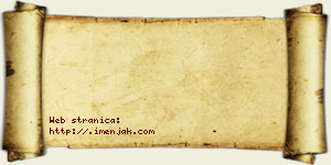 Žaklina Srećković vizit kartica